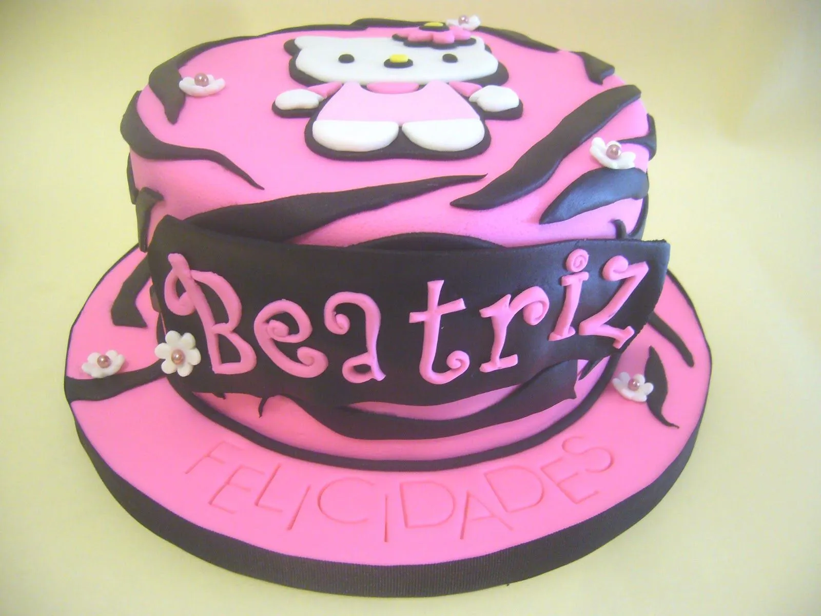 Julia Ascanio Ferrer - Cake Design: Tarta Hello Kitty animal print