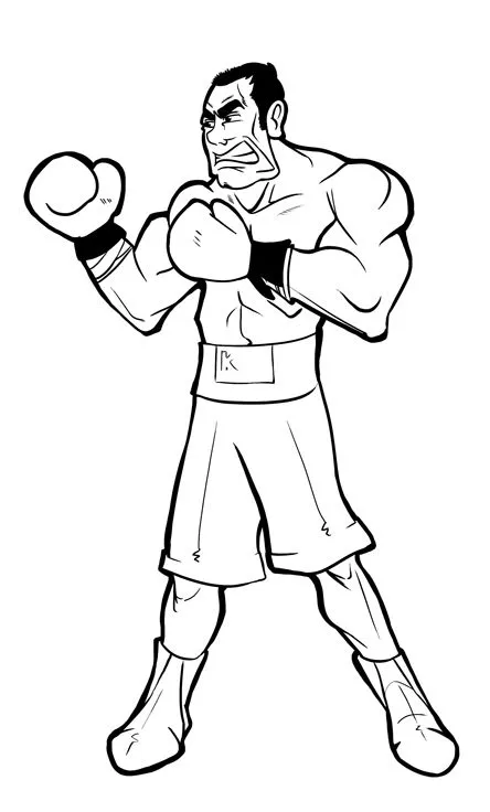 Boxeo dibujo - Imagui