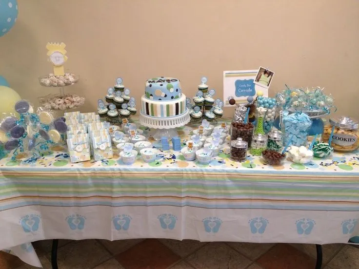 Boy Baby Shower Candy Bar | Baby showers | Pinterest