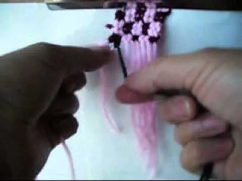 Como Hacer Un Brasalete Vien Sencillo Flores o Cuadros - YouTube