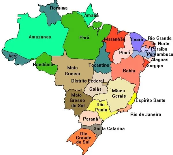 BRASIL ESTADOS E CAPITAIS E MAPA ATUALIZADO - DADOS E ESTATÍSTICAS ...
