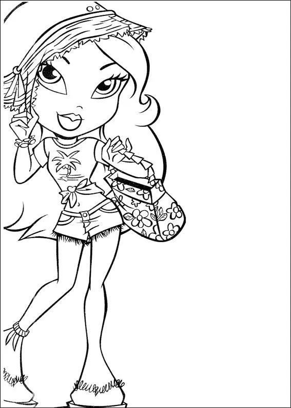 Maestra de Infantil: Las Bratz. Dibujos para colorear. Gifs.