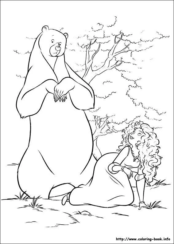 Brave coloring picture | Disney Coloring Pages | Pinterest