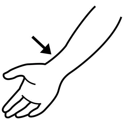 Brazo derecho para colorear - Imagui