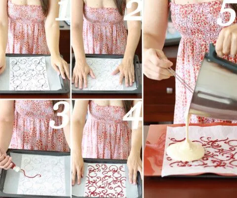 Cómo decorar un brazo de gitano, paso a paso | PequeRecetas Cómo decorar un brazo de gitano, paso a paso | PequeRecetas
