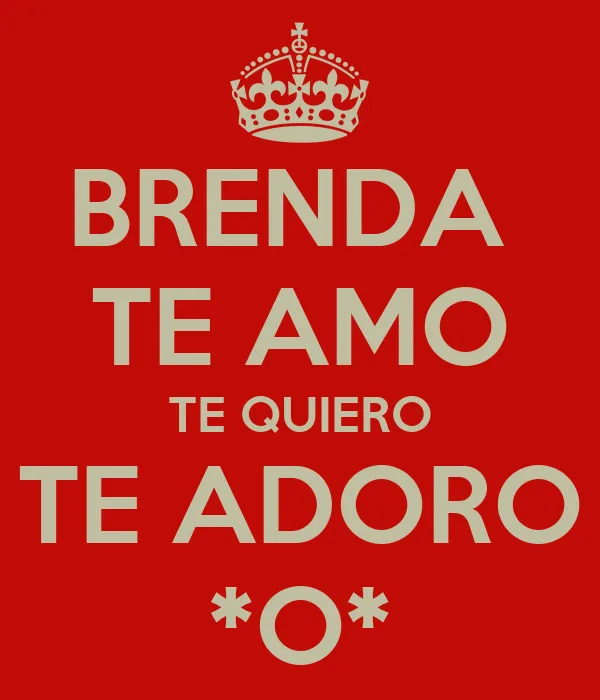 BRENDA TE AMO | TODO PARA FACEBOOK IMAGENES PARA FACEBOOK ...