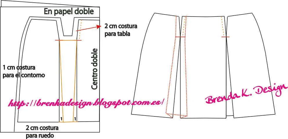 Brenka Diseño+Moda: MODA Y PATRONES: FALDA CON TABLONES ENCONTRADOS Brenka Diseño+Moda: MODA Y PATRONES: FALDA CON TABLONES ENCONTRADOS