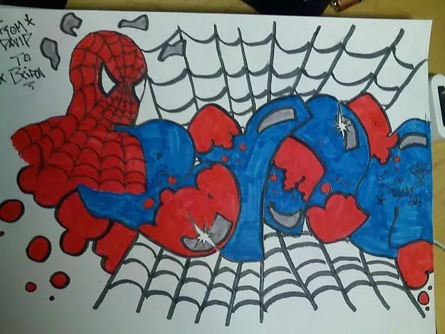 Brian Graffiti spiderman by xSlimDx on DeviantArt Brian Graffiti spiderman by xSlimDx on DeviantArt
