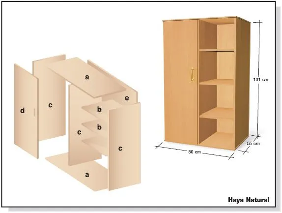 Brico-Diy como hacer un ropero de melamina madera y MDF | Web del ...