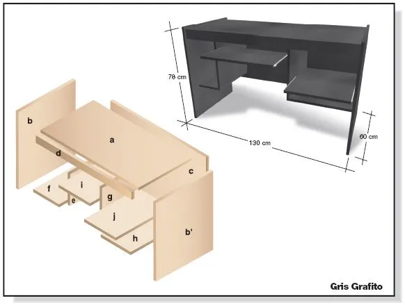 Bricolaje como hacer plano muebles melamina escritorio diy | Web ... Bricolaje como hacer plano muebles melamina escritorio diy | Web ...