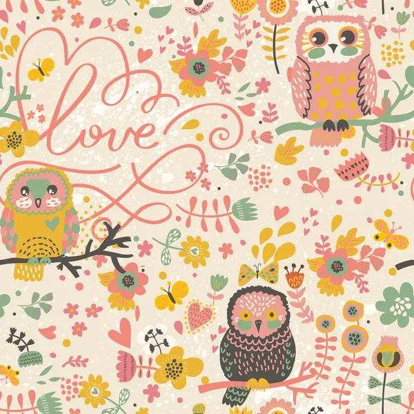 Bright spring seamless pattern in pastel colors. — Vector stock ... Bright spring seamless pattern in pastel colors. — Vector stock ...
