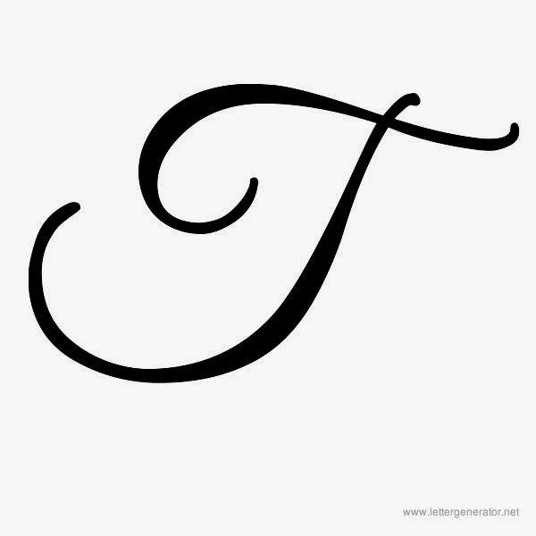 La letra t cursiva - Imagui