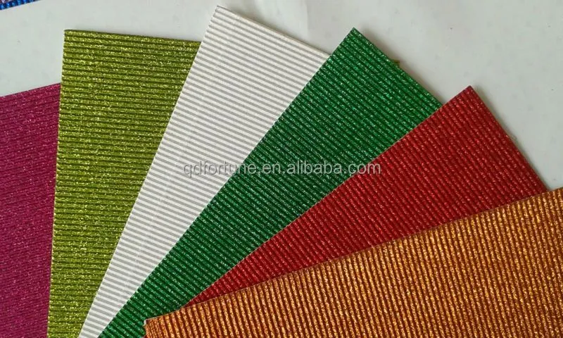 Brillo de papel corrugado fabricante, Colorido de la onda del ... Brillo de papel corrugado fabricante, Colorido de la onda del ...