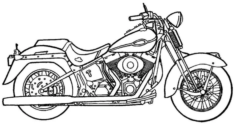 Desenhos de moto para colorir - Brinquedos de Papel Desenhos de moto para colorir - Brinquedos de Papel