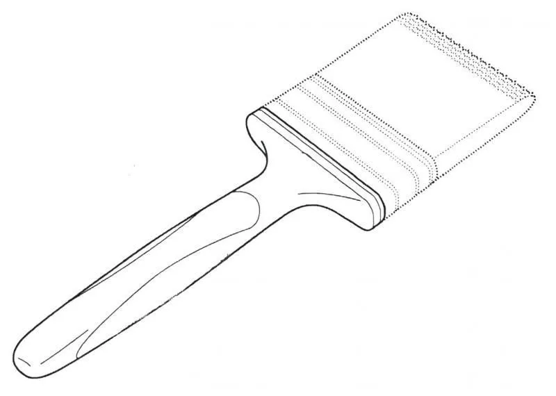 Dibujo de brocha para colorear - Imagui