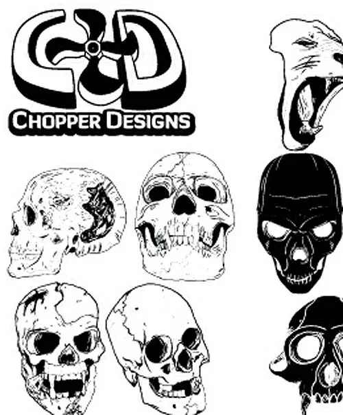 Brochas y vectores de calaveras para diseños de Halloween ... Brochas y vectores de calaveras para diseños de Halloween ...