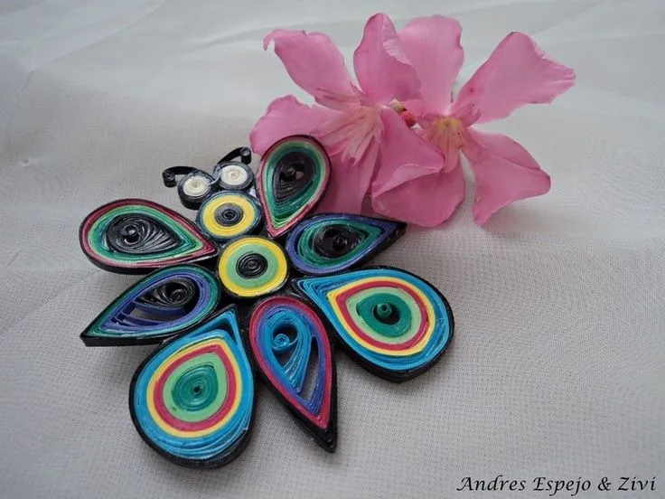 broche "Mariposa" | Butterflies, Flower and Products