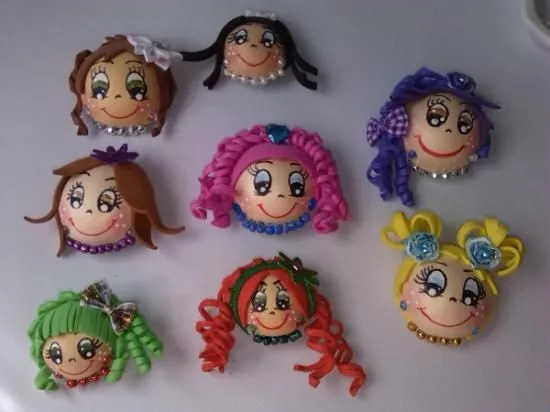 Broches de caritas de goma eva | Diademas y broches | Pinterest Broches de caritas de goma eva | Diademas y broches | Pinterest