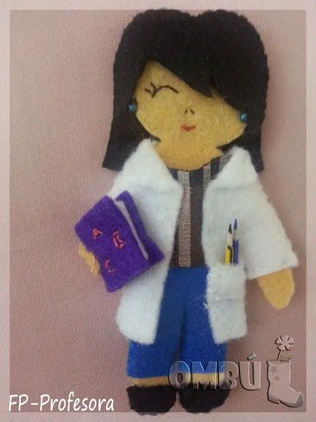 broches fieltro | Aprender manualidades es facilisimo.