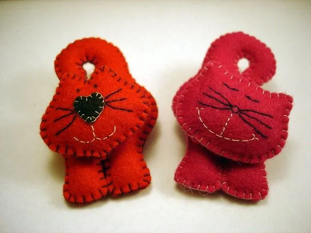 Broches gatos fieltro. | Flickr - Photo Sharing! Broches gatos fieltro. | Flickr - Photo Sharing!