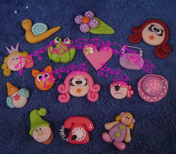 Broches de porcelana fria - Imagui