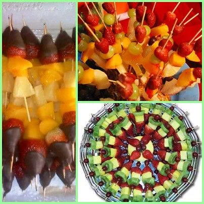 DECORACION BROCHETAS DE FRUTA - Imagui