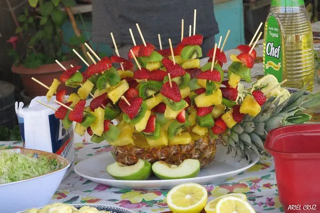 Brochetas de frutas | Fruit skewers | Flickr - Photo Sharing! Brochetas de frutas | Fruit skewers | Flickr - Photo Sharing!