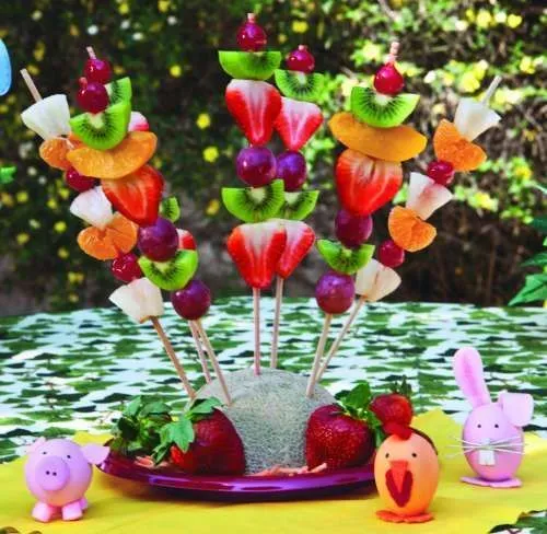 brochetas de frutas | Play with the food | Pinterest brochetas de frutas | Play with the food | Pinterest