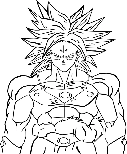 Imagenes de goku vs broly para dibujar - Imagui