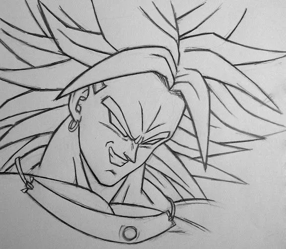 Broly para dibujar facil - Imagui