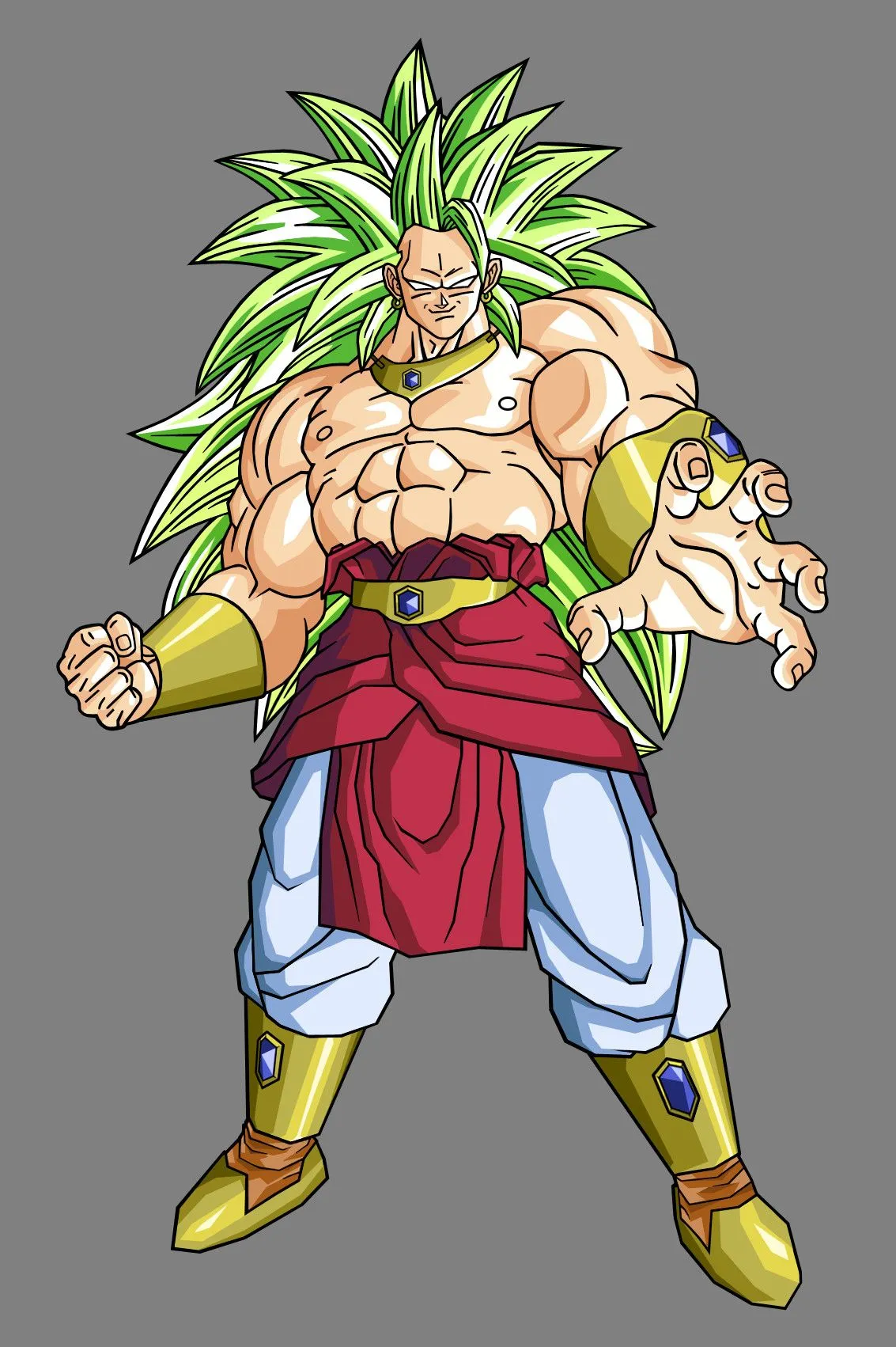 Broly, LSSJ3 by hsvhrt on DeviantArt