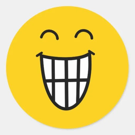 El bromear alrededor de cara sonriente etiquetas de Zazzle. El bromear alrededor de cara sonriente etiquetas de Zazzle.