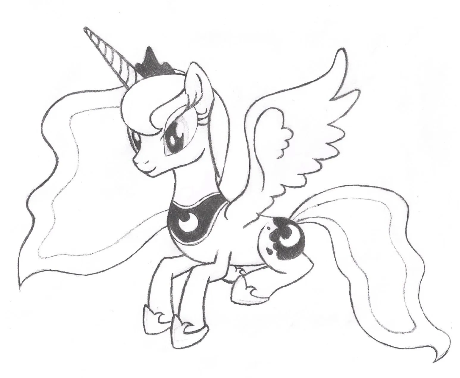 Bronies Chile: ¿Quieres aprender a dibujar a luna? Bronies Chile: ¿Quieres aprender a dibujar a luna?