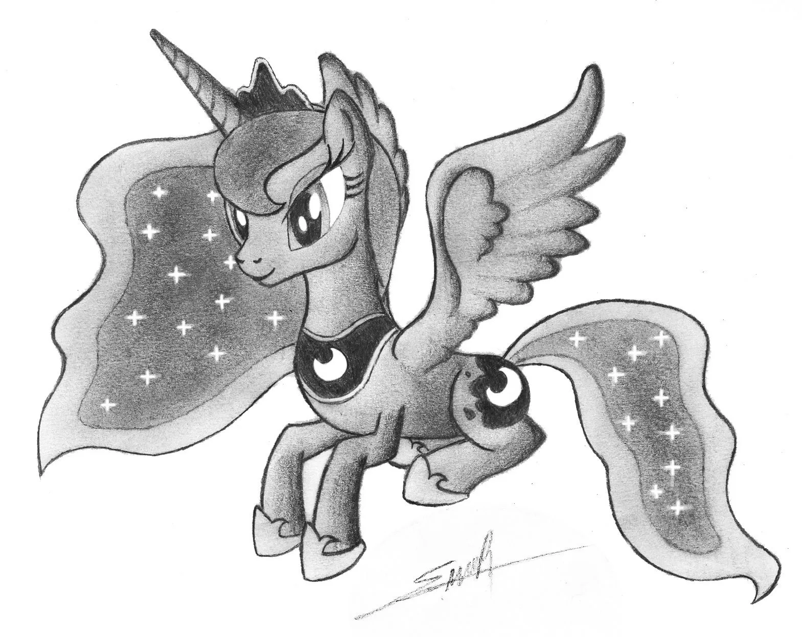 Bronies Chile: ¿Quieres aprender a dibujar a luna? Bronies Chile: ¿Quieres aprender a dibujar a luna?