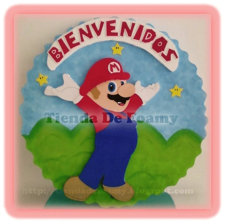 BROSTIENDA DE FOAMY: DECORACION MARIO