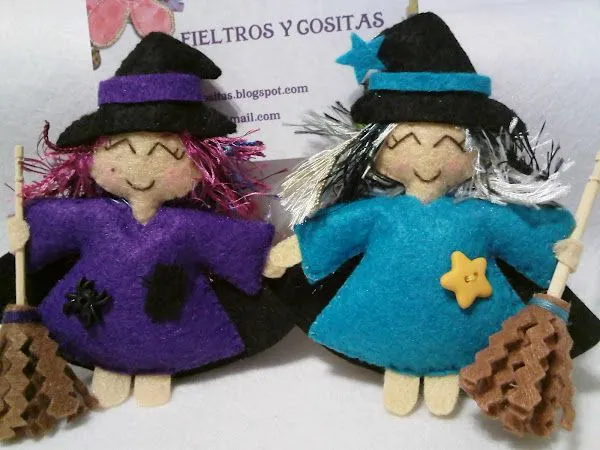 Broches de fieltro brujas patrones - Imagui Broches de fieltro brujas patrones - Imagui