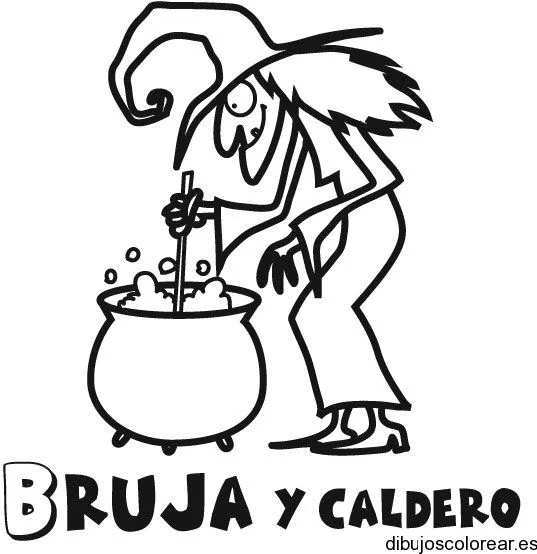 Dibujos de Brujas | Dibujos para Colorear