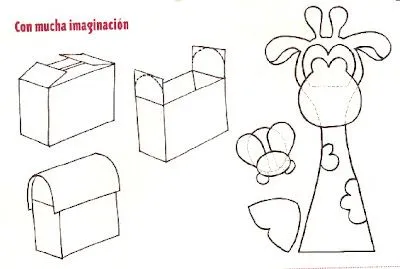 manualidades de una brujita✄✎❤ ♫✿: cofre jirafita y mariquitas manualidades de una brujita✄✎❤ ♫✿: cofre jirafita y mariquitas