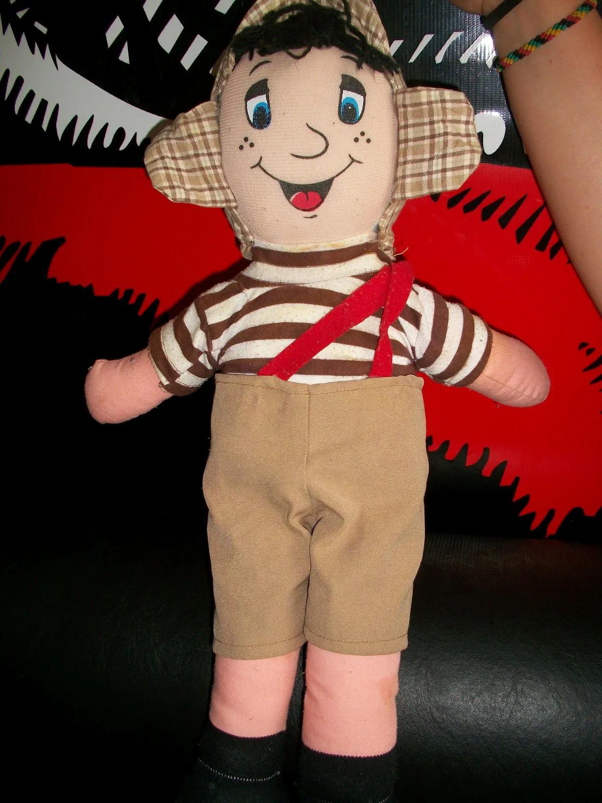 BRUJOLANDIA juguetes de epoca: antiguo muñeco de trapo del chavo del 8