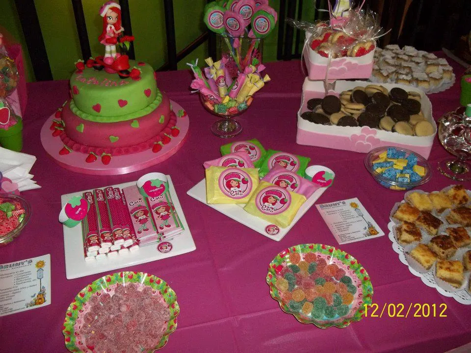 Brunys Eventos: Cumpleaños Tematico: FRUTILLITA