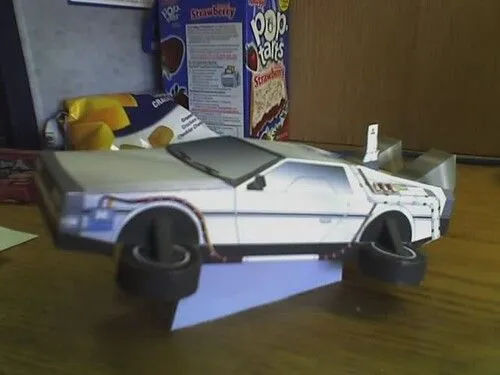 BttF 2 DeLorean Papercraft - a photo on Flickriver BttF 2 DeLorean Papercraft - a photo on Flickriver