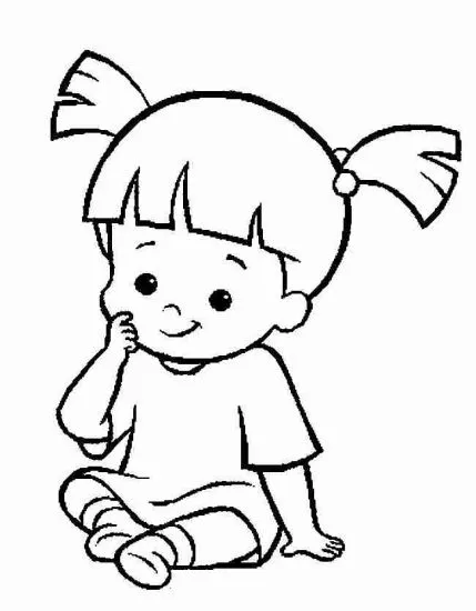 Boo de Monster Inc para colorear - Imagui