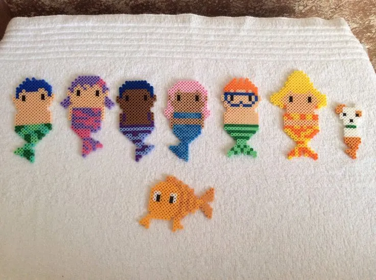 Bubble Guppies perler beads by Cheryl Vankell | Hama beads ... Bubble Guppies perler beads by Cheryl Vankell | Hama beads ...