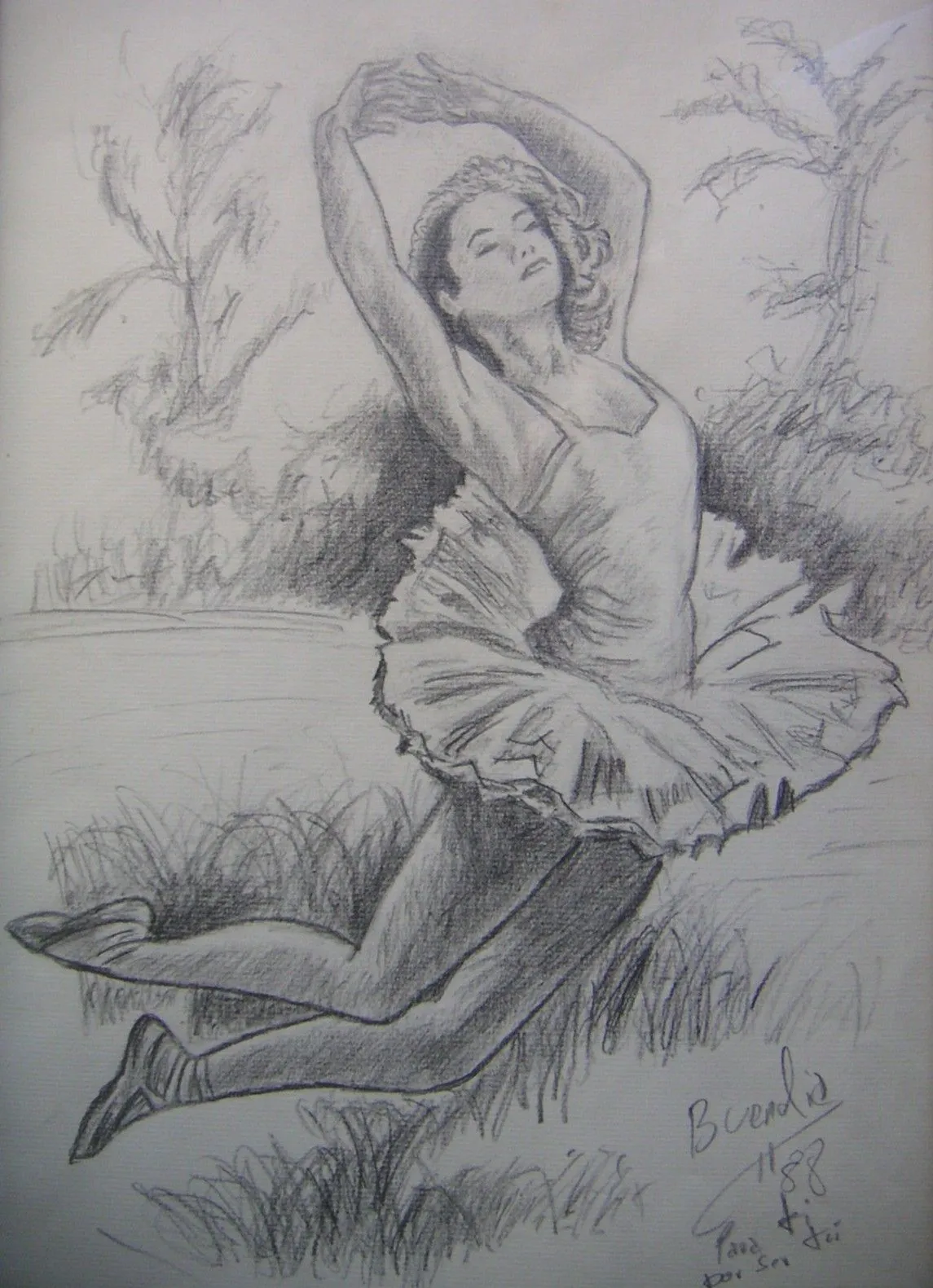 BUENDIA MARTINEZ - Dibujo en Carboncillo