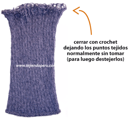 Bufanda mágica tubular (Magic scarf) - Tejiendo Perú Bufanda mágica tubular (Magic scarf) - Tejiendo Perú