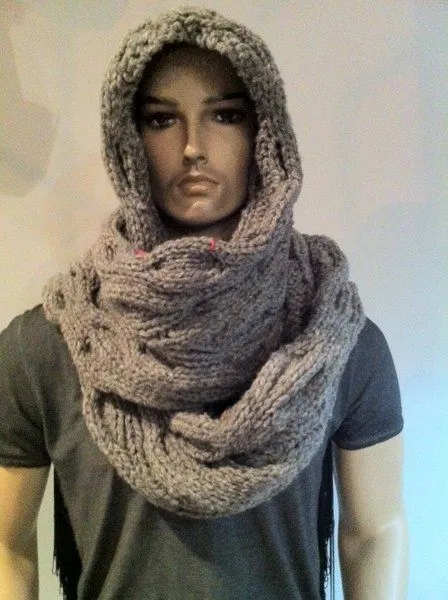 Gorro con bufanda tejido - Imagui