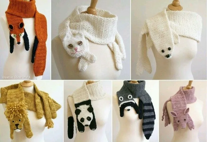 Bufandas de animales. | Wool | Pinterest | Animales Bufandas de animales. | Wool | Pinterest | Animales