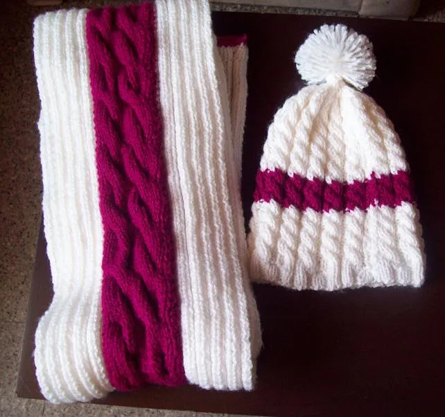 Bufandas y gorros tejidos a mano - Imagui