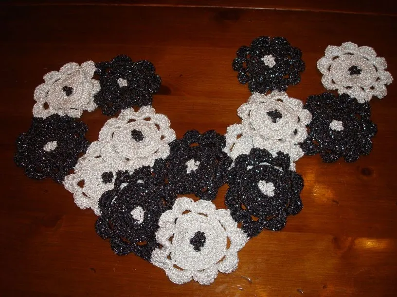 BUFANDA DE CROCHET BICOLOR « MICROCHET BUFANDA DE CROCHET BICOLOR « MICROCHET