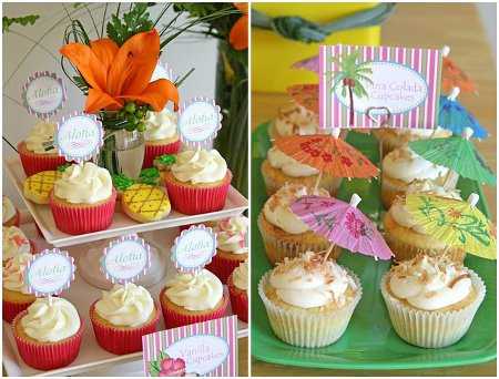 Buffet ideal para una fiesta luau o hawaina | Fiesta101 Buffet ideal para una fiesta luau o hawaina | Fiesta101